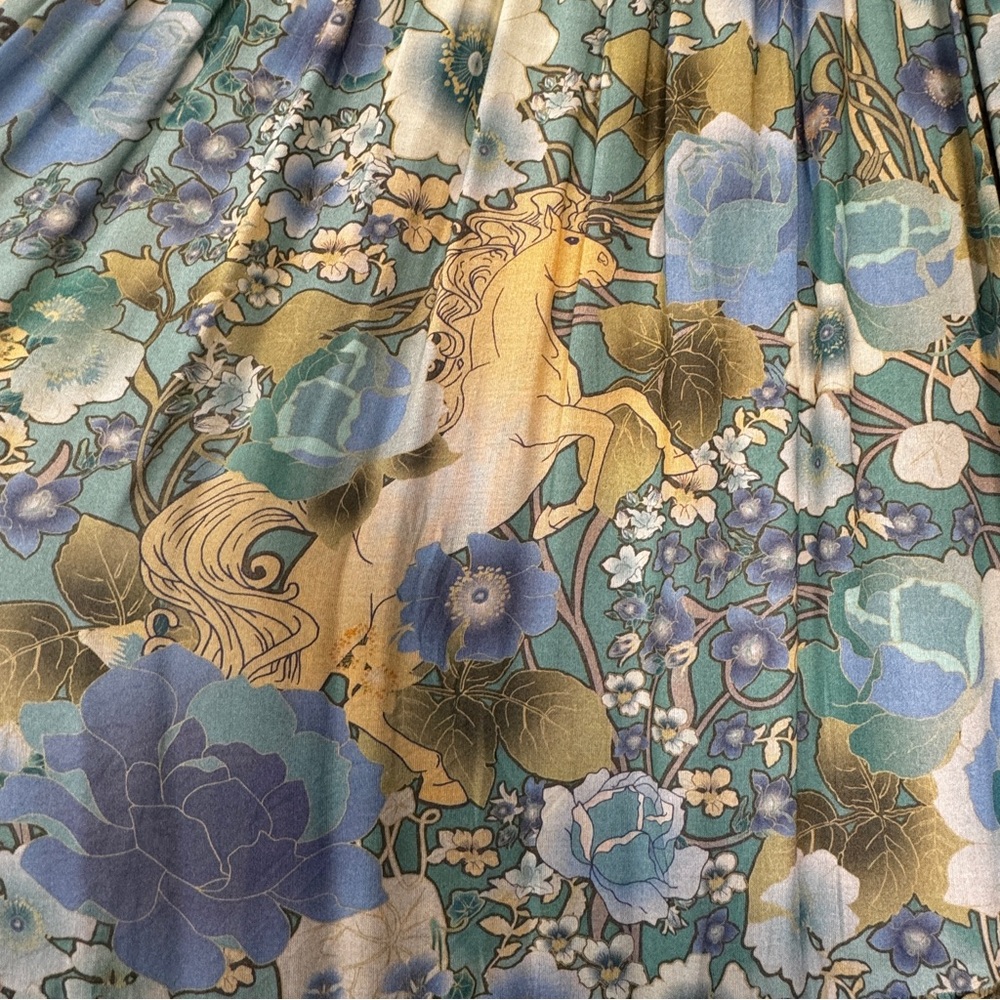 Spell Amthyst Maxi Skirt in Blue - Picture 2 of 6